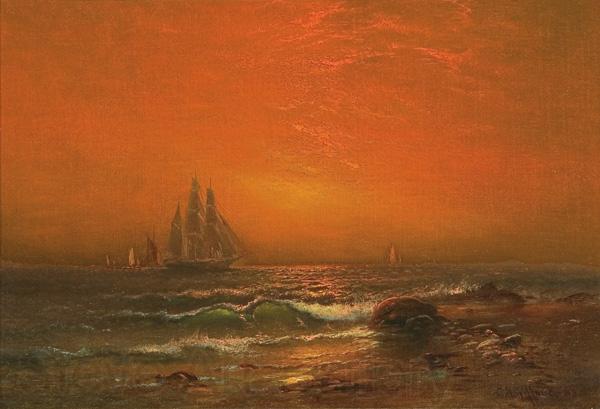 Robert Swain Gifford Sunset Spain oil painting art
